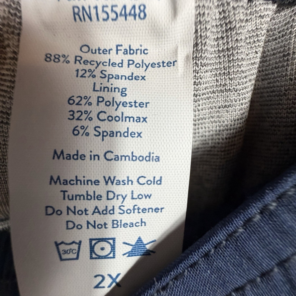 Fair Harbor Shorts Mens Navy The Anchor Floral Tropical Lined Size 2X - Picture 8 of 8